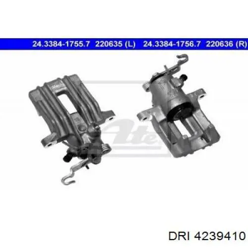 Суппорт задний правый 4239410 DRI