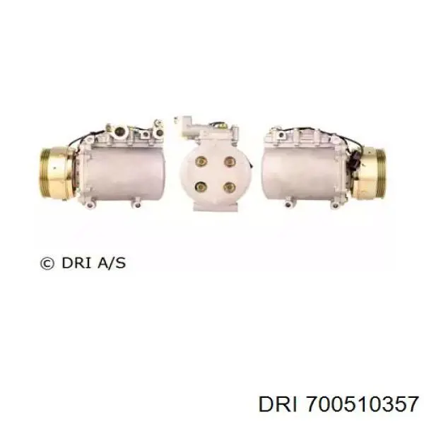 Компрессор системы кондиционирования Mitsubishi MR175843 цена, от 93.54 USD