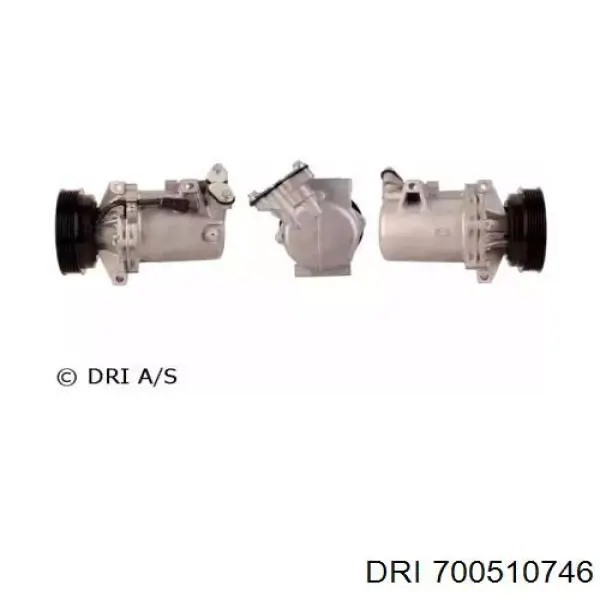 Компрессор кондиционера 700510746 DRI