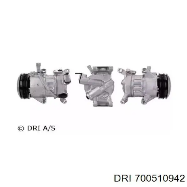 700510942 DRI compressor de aparelho de ar condicionado