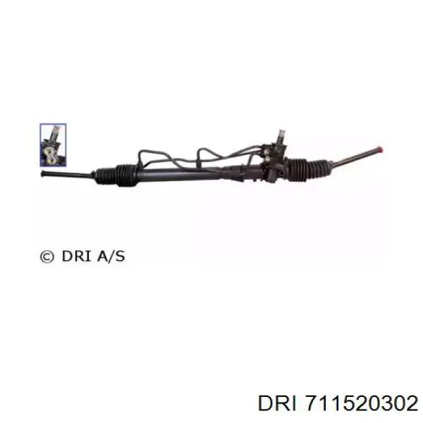 7701461924 Renault (RVI) cremalheira da direção