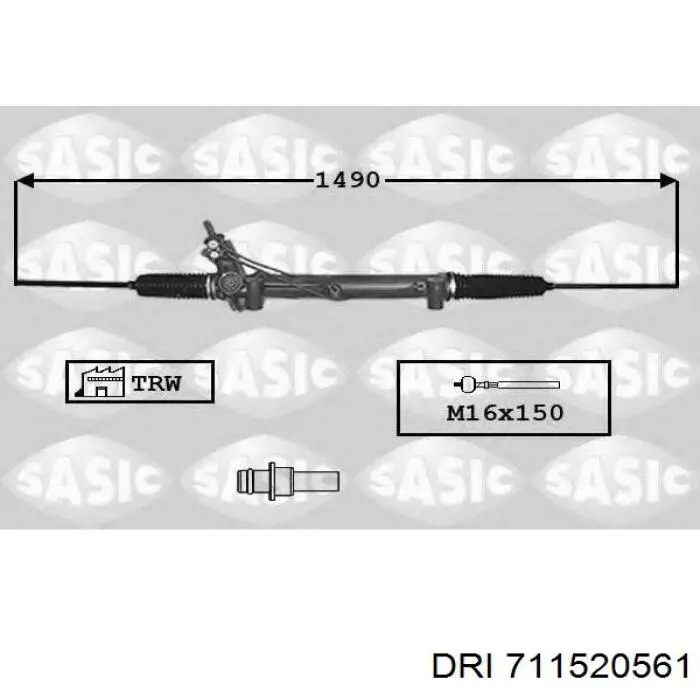 Реечный рулевой механизм Rider RD321100024 цена, от 276.82 USD