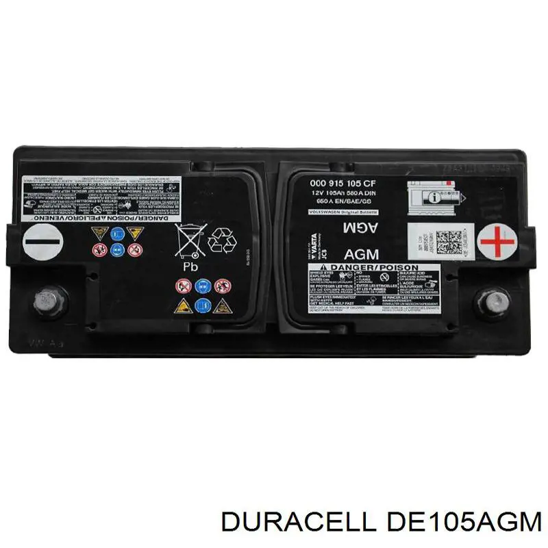 Купить DE105AGM Duracell Батарея аккумуляторная