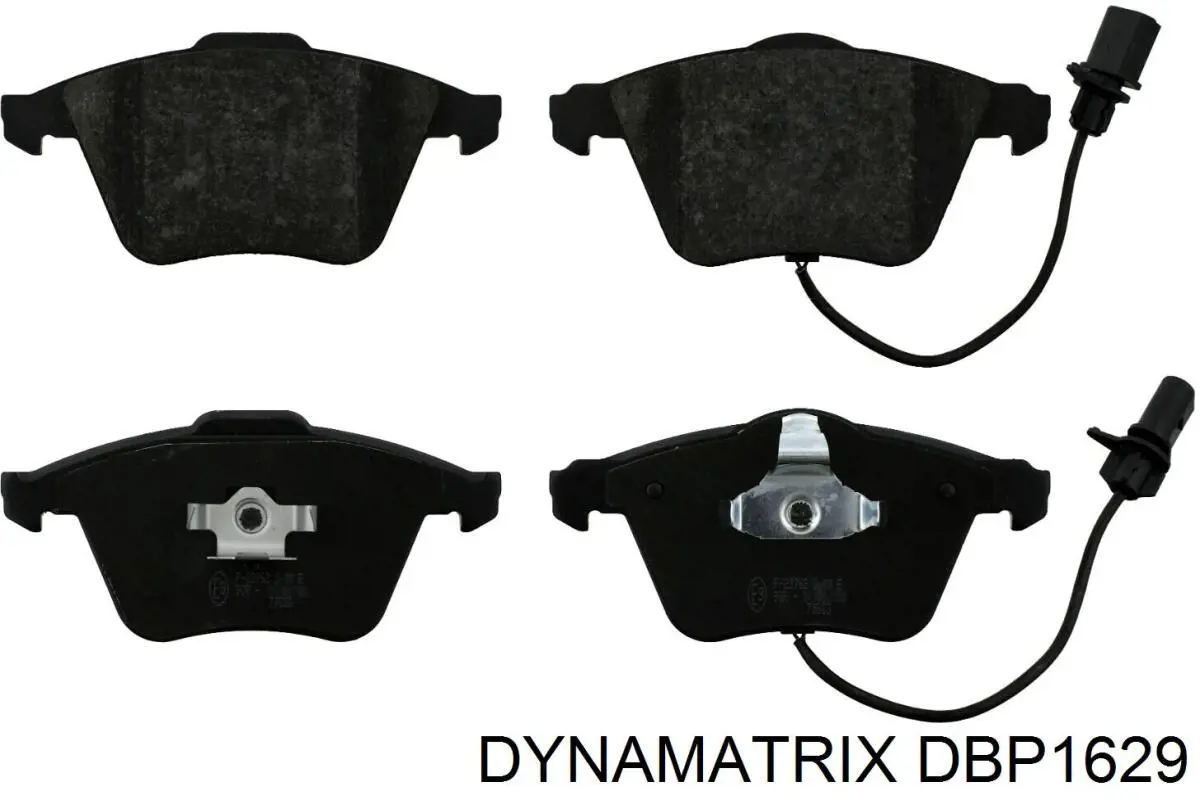 Колодки тормозные передние дисковые DYNAMATRIX DBP1629