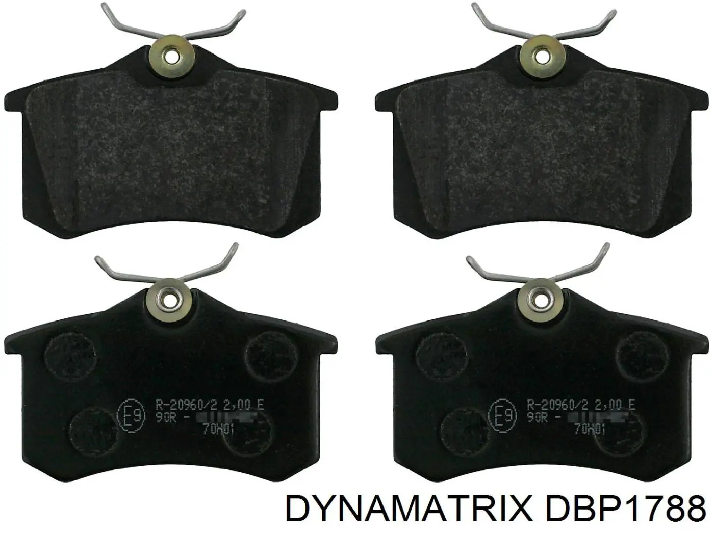 Задние тормозные колодки DBP1788 Dynamatrix