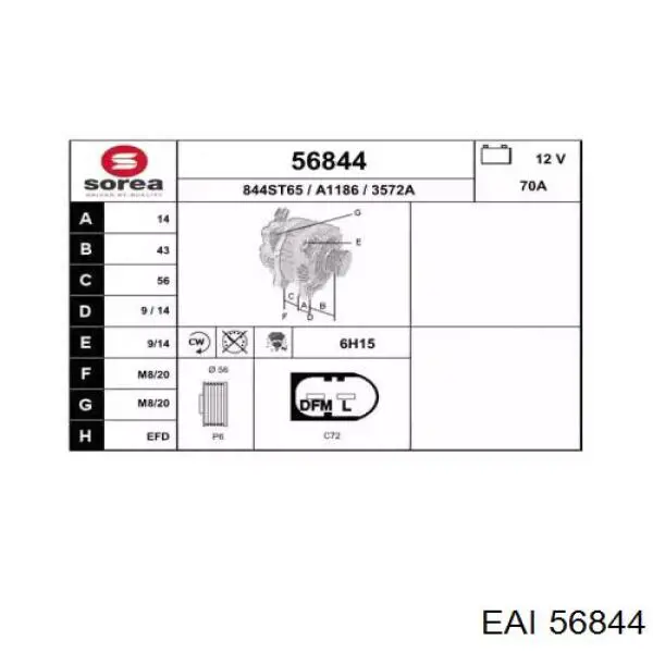 56844 EAI генератор