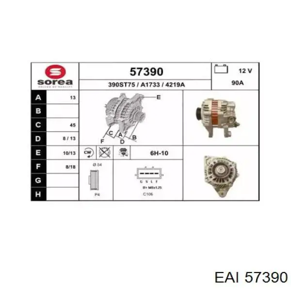 57390 EAI gerador