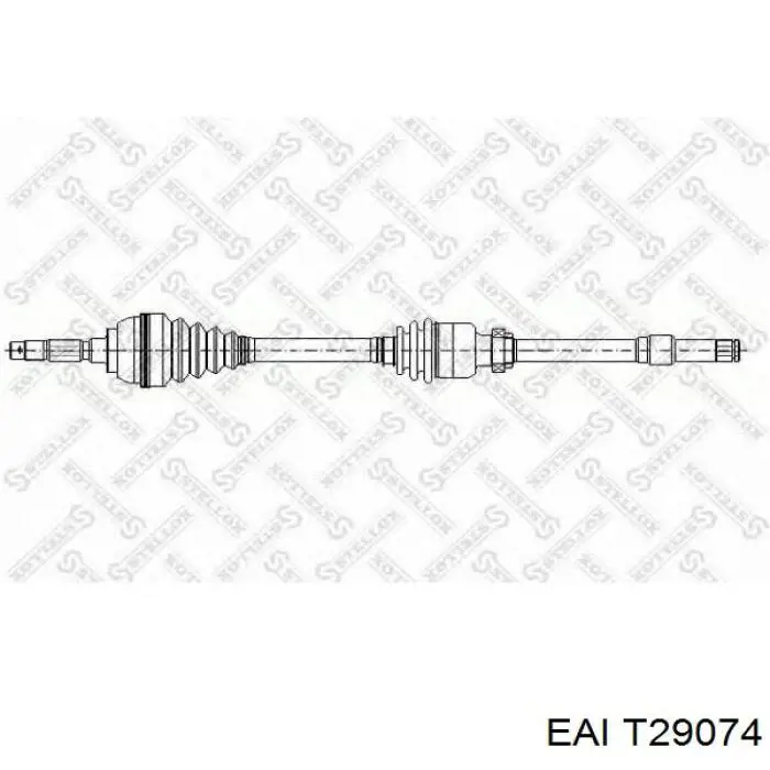 Привод передний правый EAI T29074 цена, от 97.93 USD