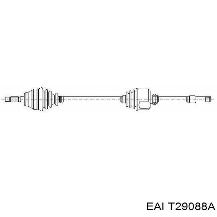 Правая полуось C817 Expert Line