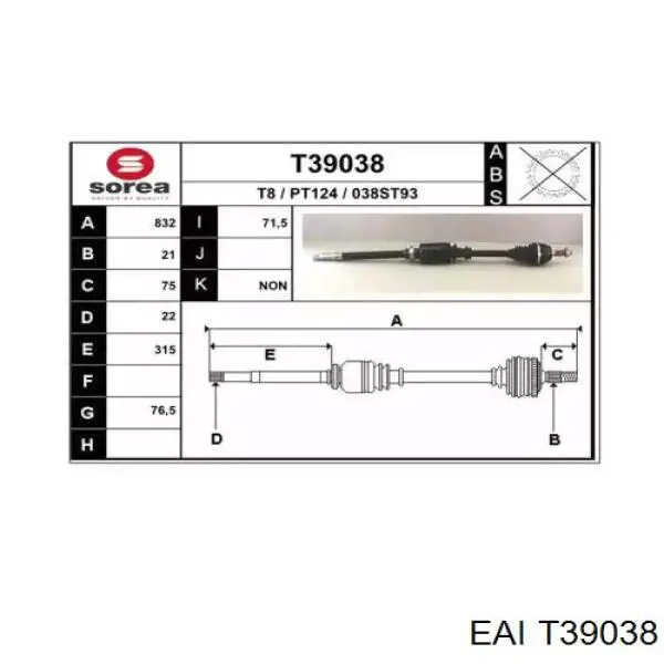  T39038 EAI