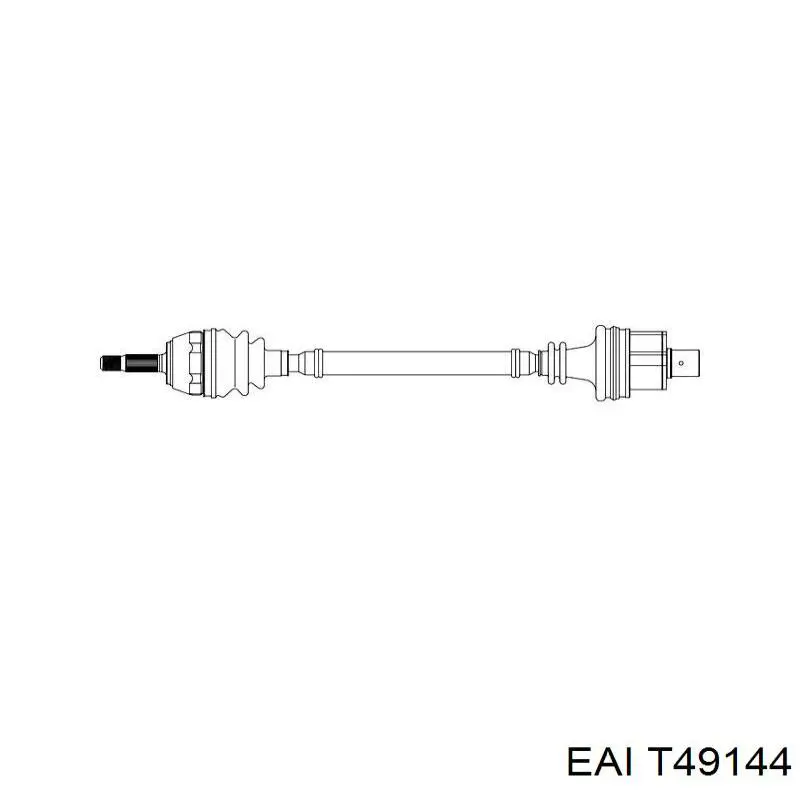 Правая полуось DRS617200 Open Parts