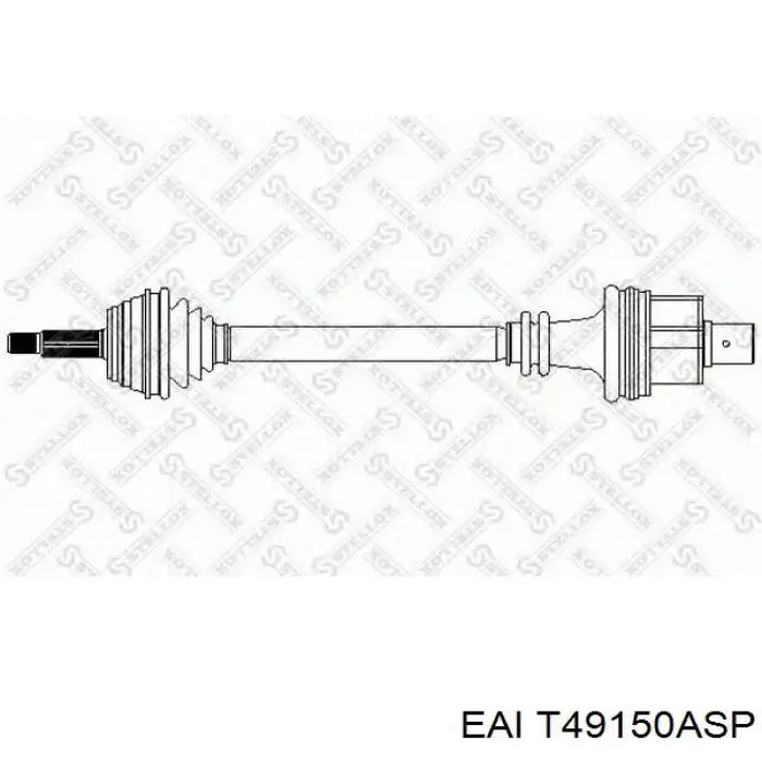 Правая полуось 7700115010 Renault (RVI)