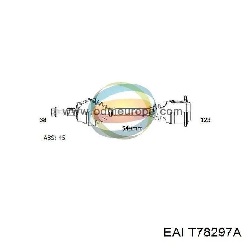 Купить 304844 GKN-Spidan Приводы передних колес