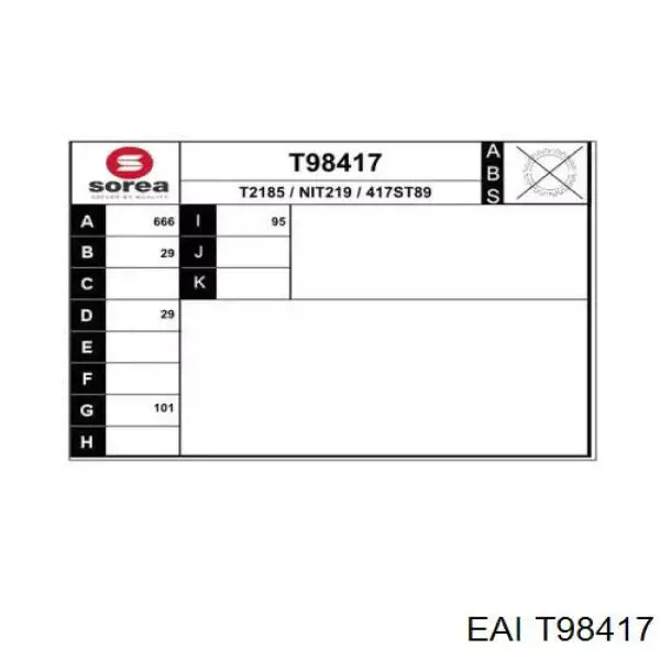 Полуось (привод) передняя левая XX391019179R Market (OEM)