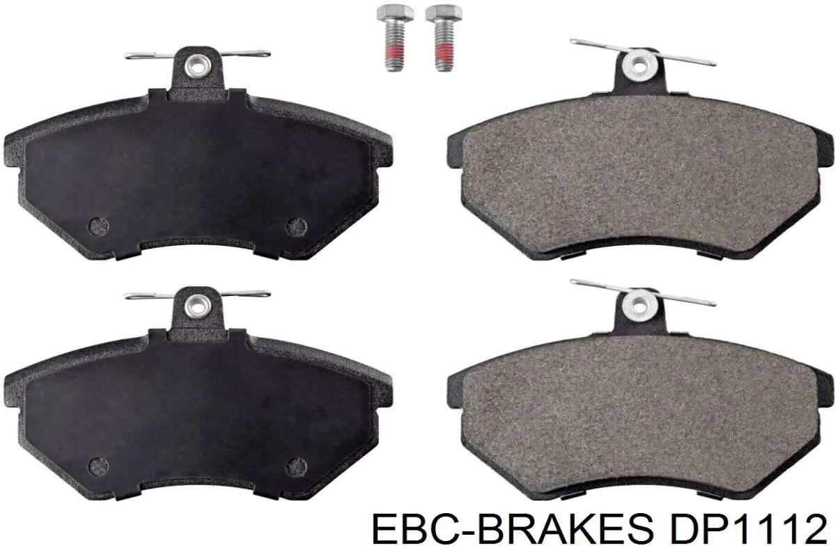 Передние тормозные колодки DP41112R EBC Brakes