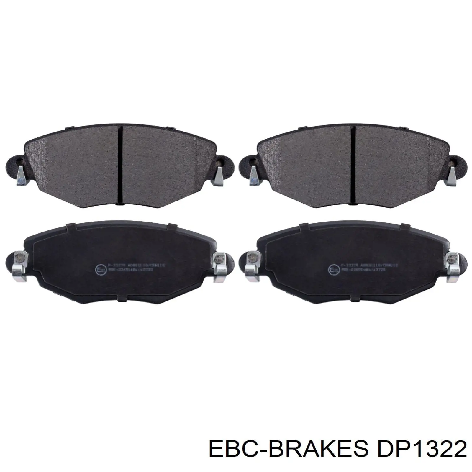 Передние тормозные колодки DP1322 EBC Brakes