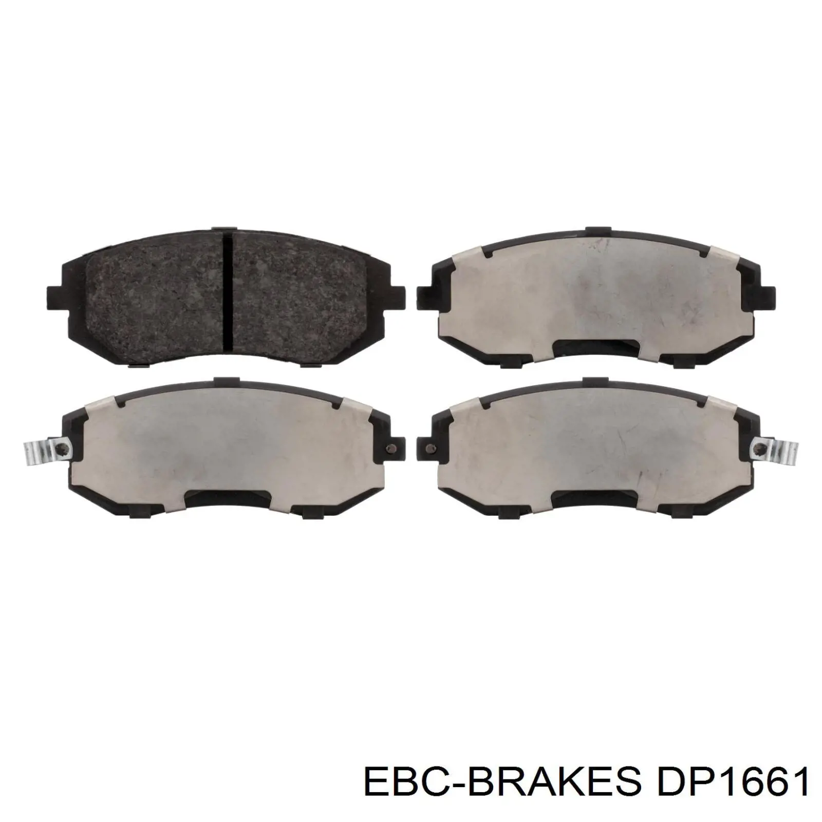 Купить DP1661 EBC Brakes Колодки тормозные