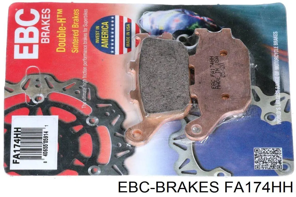 Задние тормозные колодки FA174 EBC Brakes