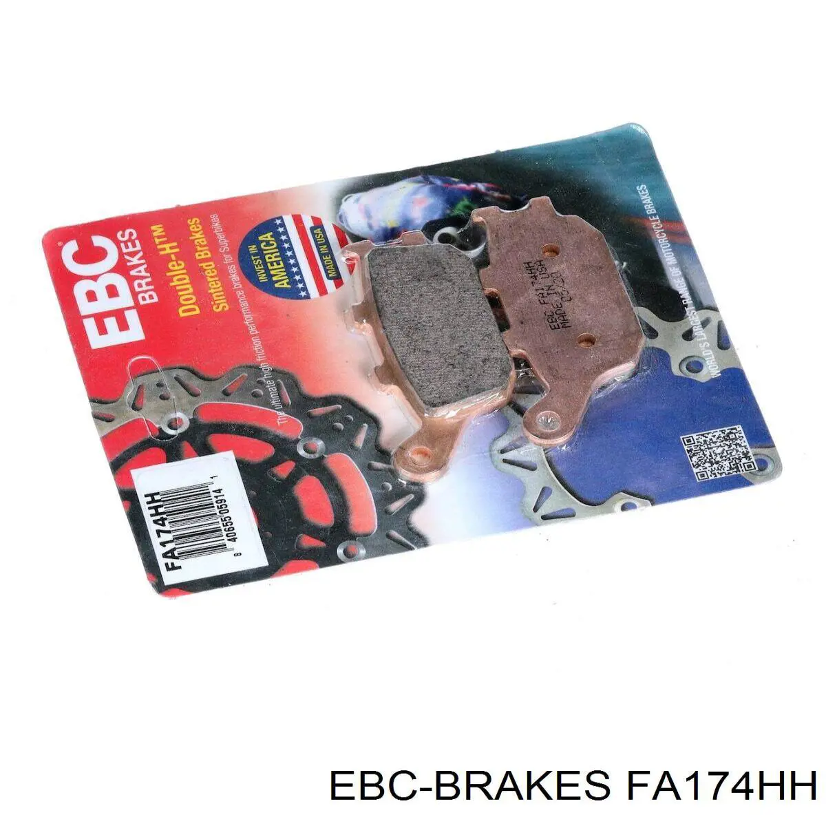 Задние дисковые колодки EBC Brakes FA174V