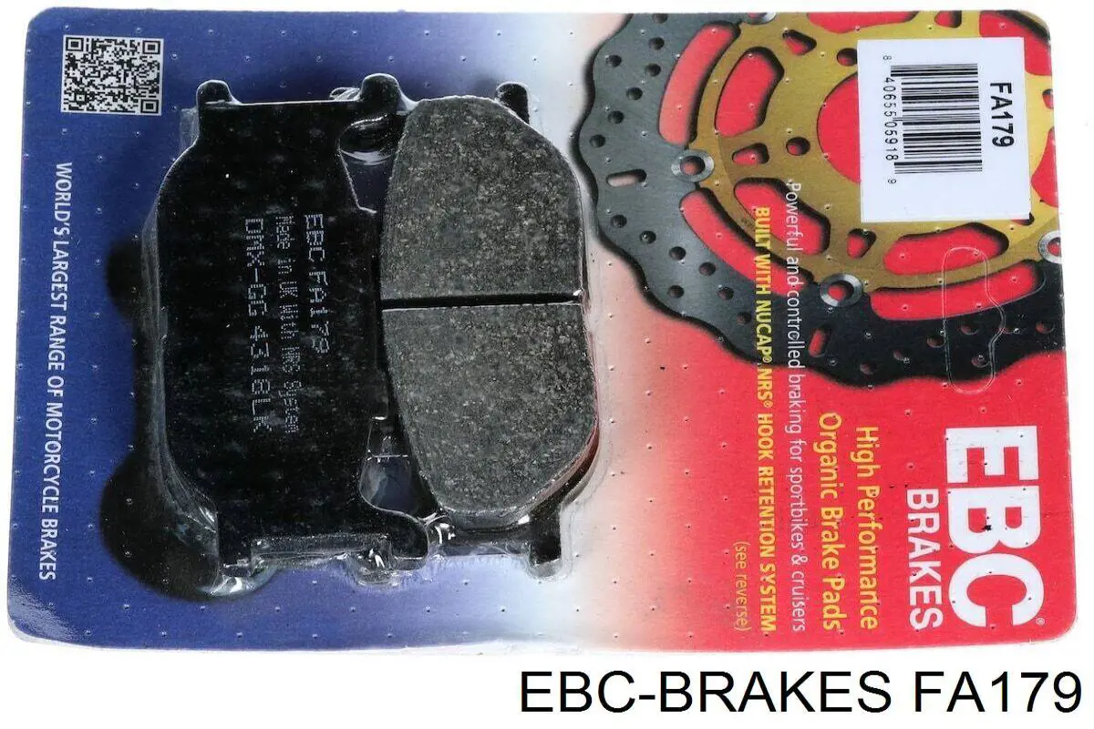 Купить FA179 EBC Brakes Задний тормозной шланг