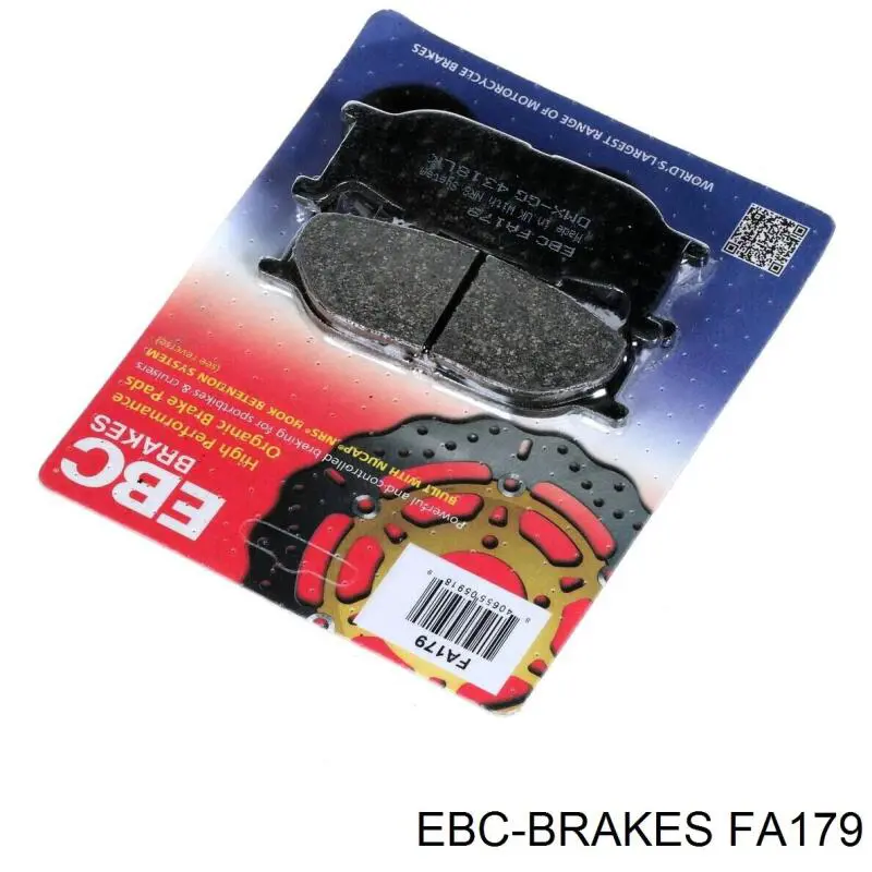 Задний тормозной шланг FA179 EBC Brakes