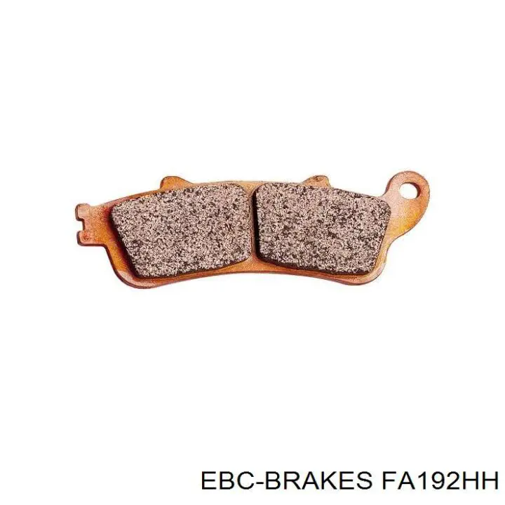 FA192V EBC Brakes sapatas do freio traseiras de disco