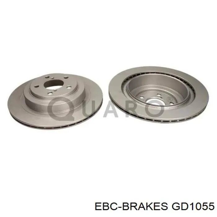 Тормозные диски GD1055 EBC Brakes