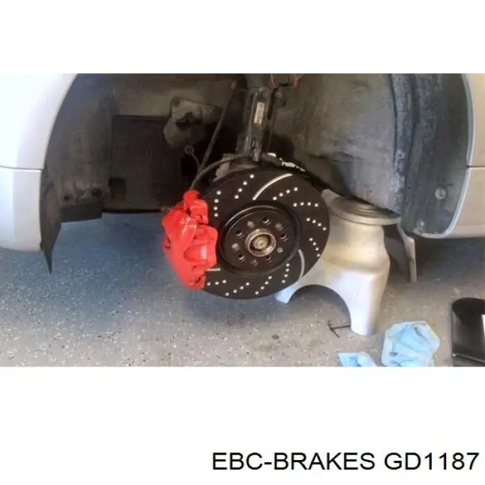 Передние тормозные диски GD1187 EBC Brakes