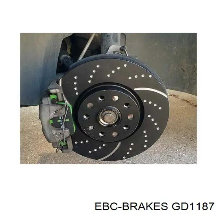 Передние тормозные диски GD1187 EBC Brakes