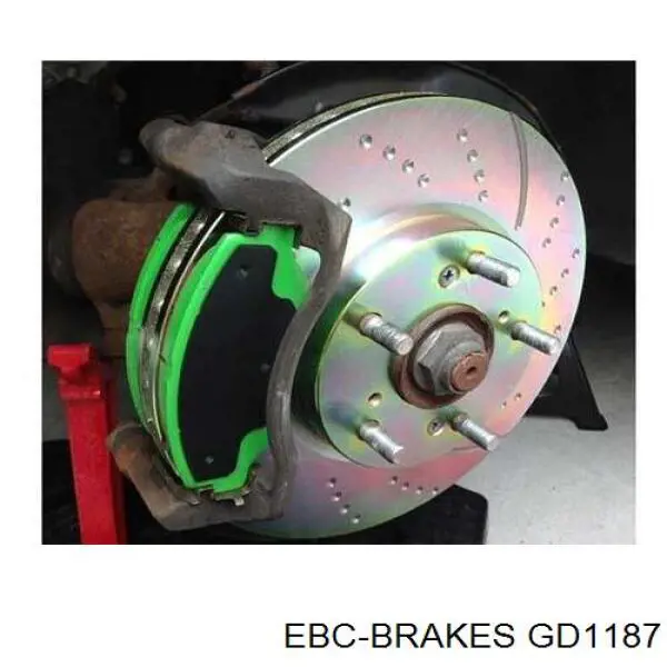 Тормоз дисковый передний EBC Brakes GD1187 цена, от 56.27 USD