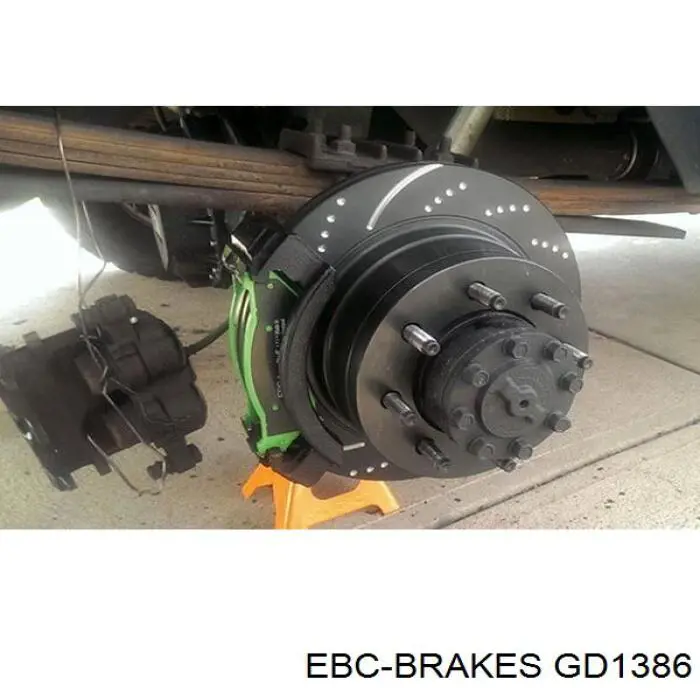 Тормоз дисковый передний EBC Brakes GD1386 цена, от 49.23 USD