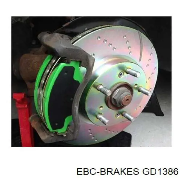 Передний тормозной диск EBC Brakes GD1386