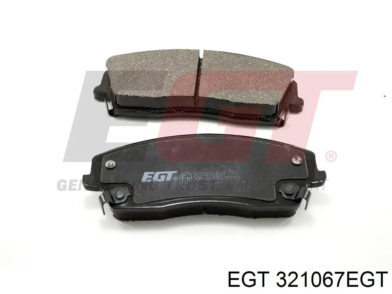 321067EGT EGT колодки тормозные задние дисковые