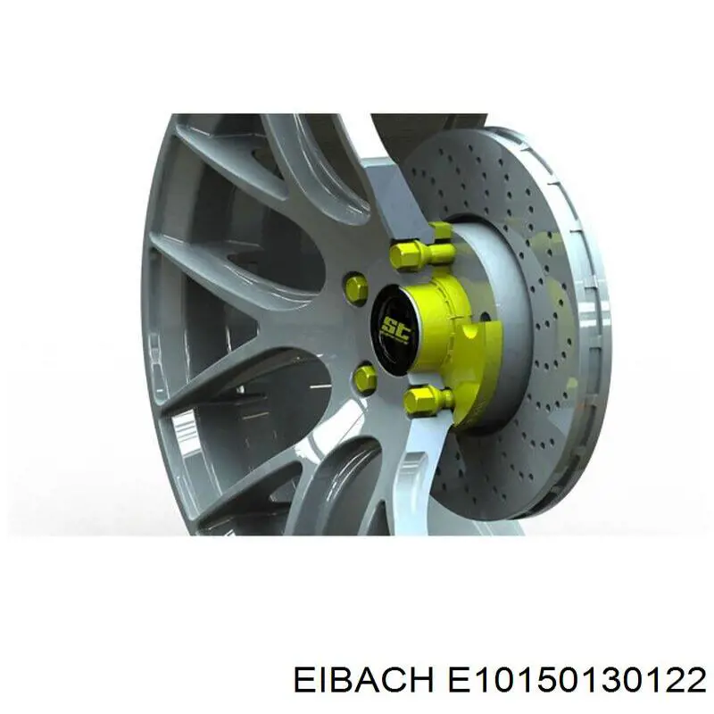 E10150130122 Eibach Комплект пружин подвески на авто