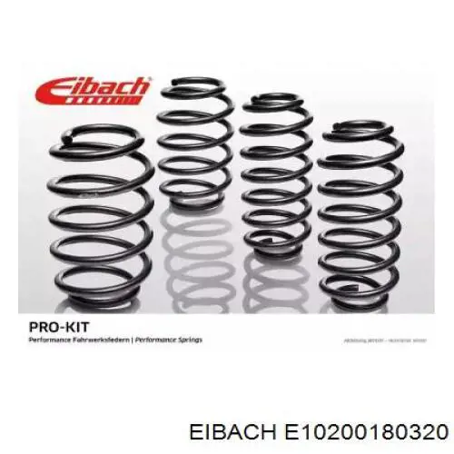 E10200180320 Eibach Комплект пружин подвески на авто