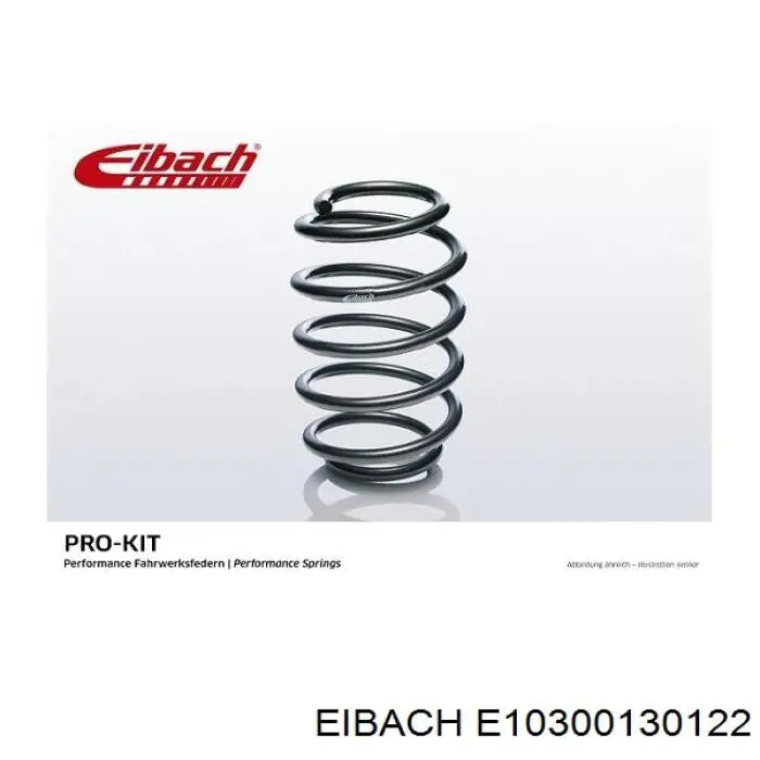 Купить E10300130122 Eibach Комплект пружин подвески на авто
