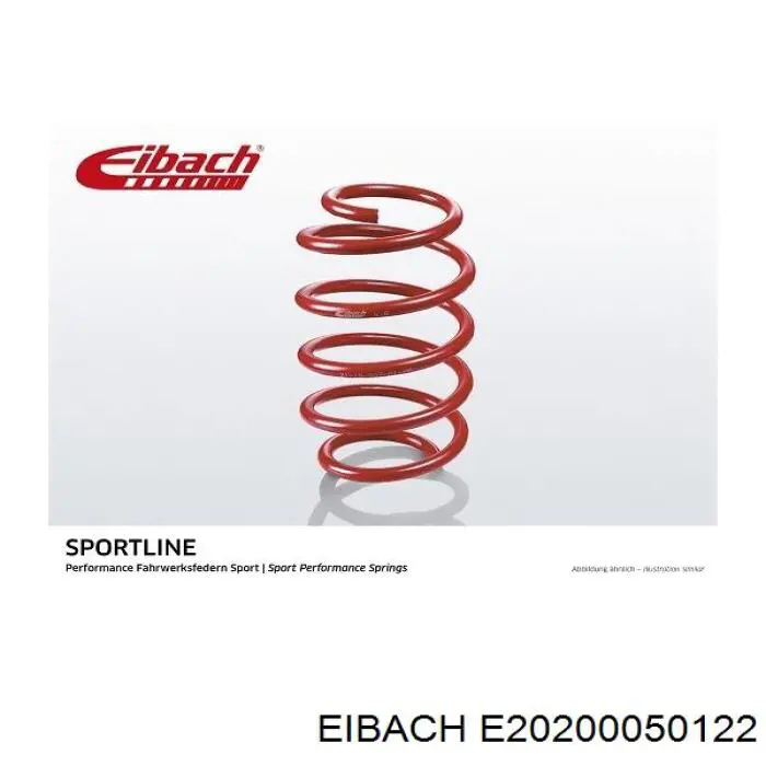 Комплект пружин подвески на авто Eibach E20200050122 цена, от 296.89 USD