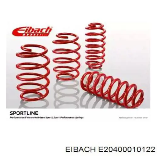 E20400010122 Eibach Комплект пружин подвески на авто