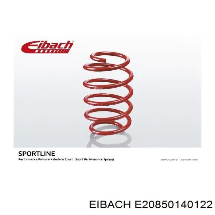 Купить E20850140122 Eibach Комплект пружин подвески на авто