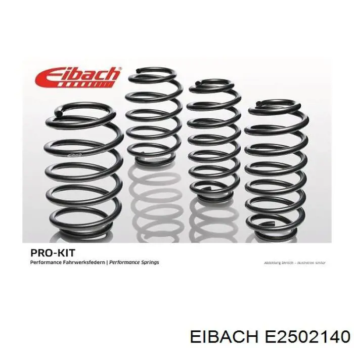 Комплект пружин подвески на авто Eibach E2502140 цена, от 246.19 USD