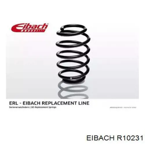 R10231 Eibach пружина передняя