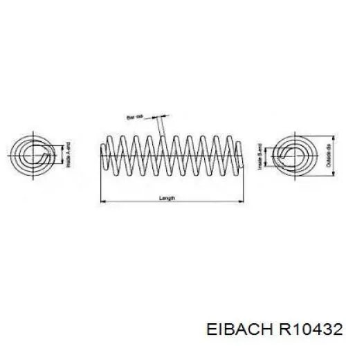 Задняя пружина R10432 Eibach