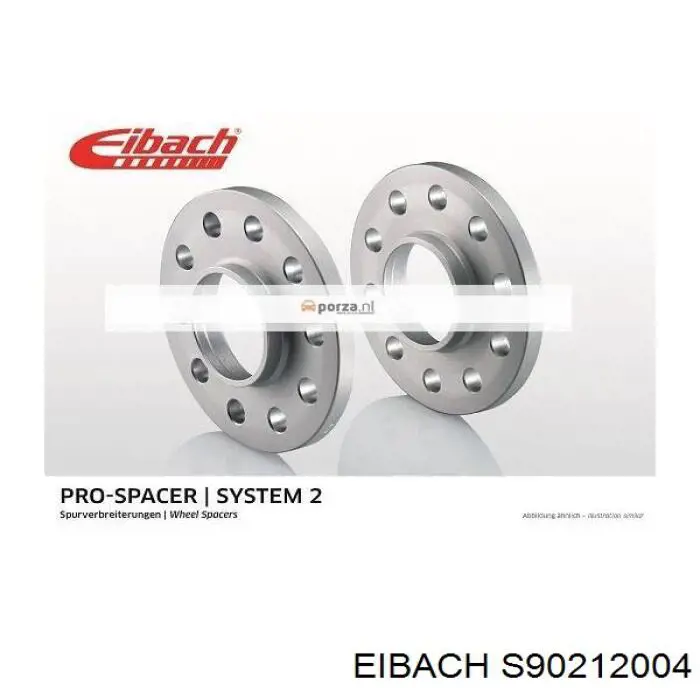 Проставки колесного диска S90212004 EIBACH