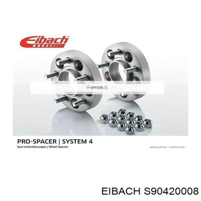 Купить S90420008 Eibach Проставки колесного диска