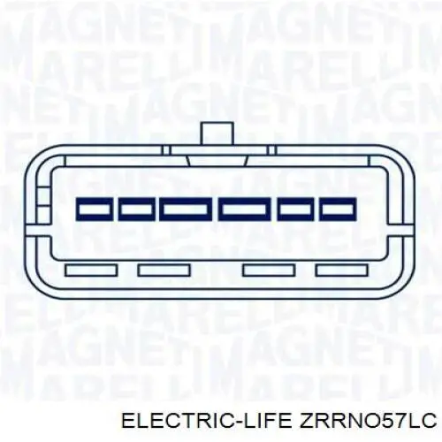 Mecanismo de elevalunas, puerta delantera izquierda ZRRNO57LC Electric Life