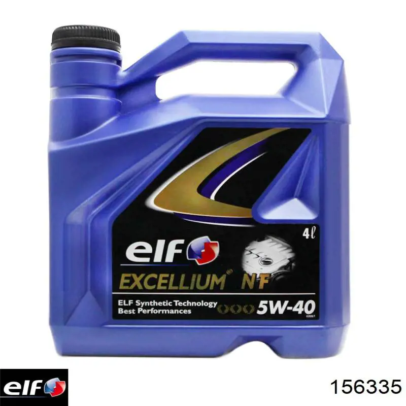 Моторное масло ELF EXCELLIUM NF 5W-40 Синтетическое 4л (156335)