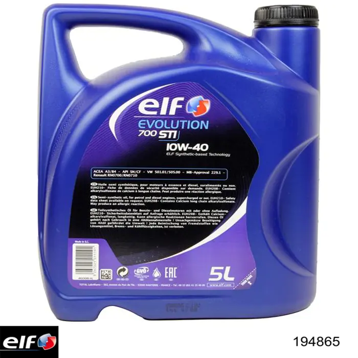 Масло автомобильное ELF 194865 цена, от 42.19 USD