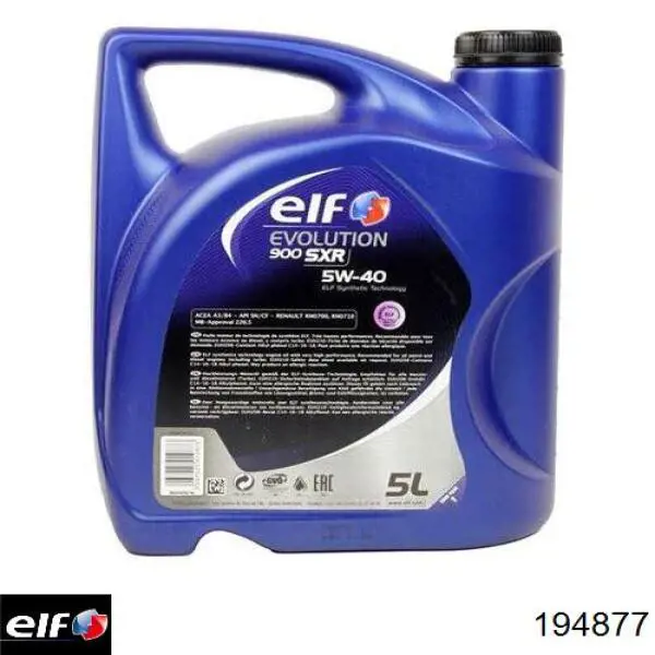 194877 ELF Aceite de motor original y equivalente