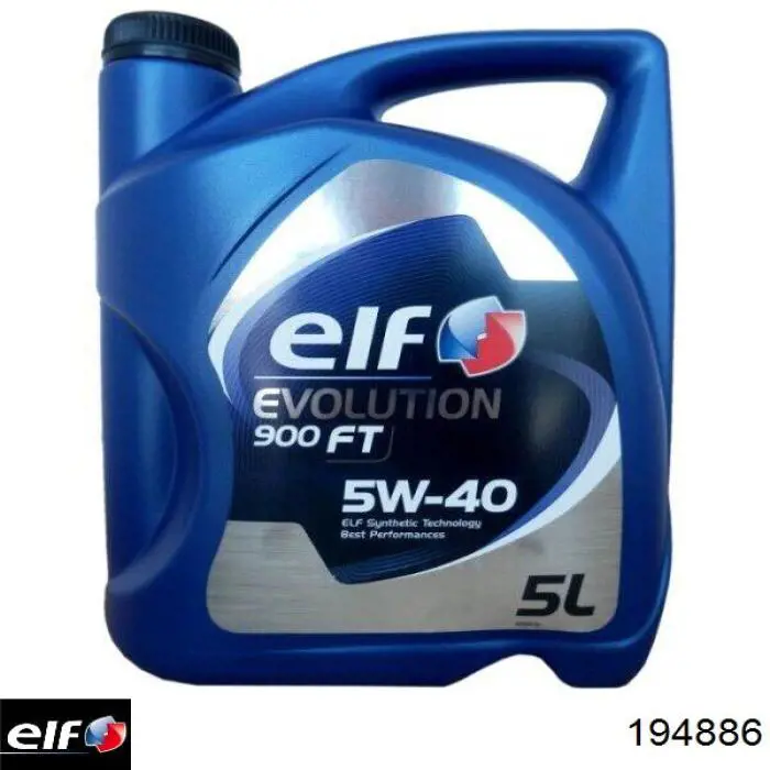 Моторное масло ELF Evolution 900 FT 5W-40 Синтетическое 5л (194886)