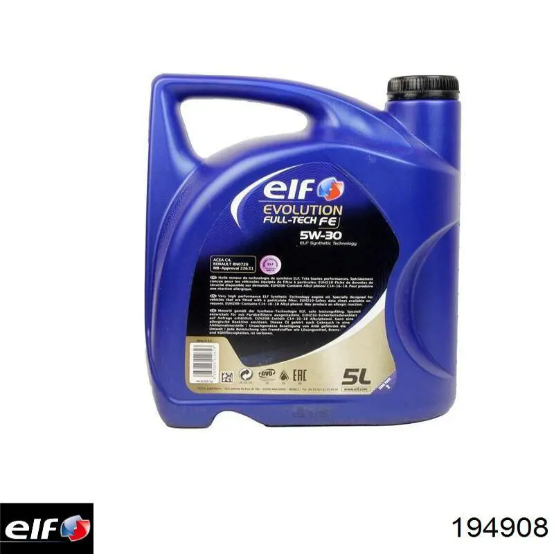 Масло моторное ELF 194908